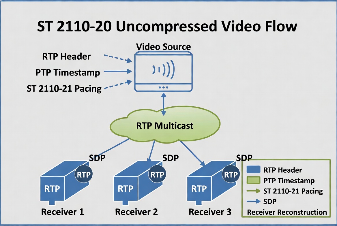 ST 2110-20 Uncompressed Video Flow